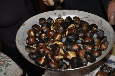 Castanhas assadas