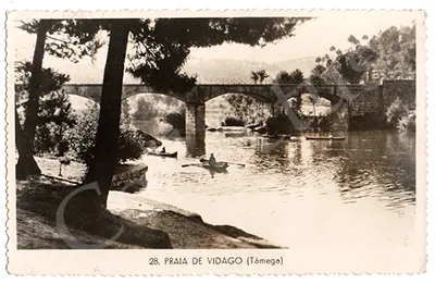 Praia fluvial do Tâmega — 1962